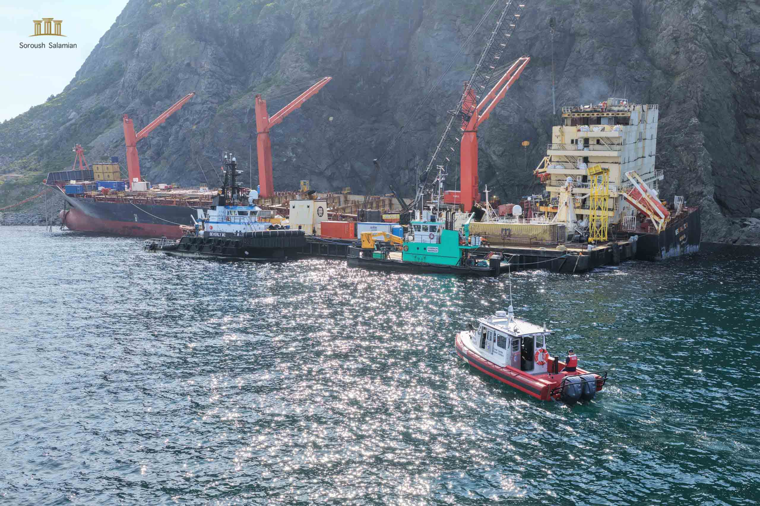 Can a vessel running aground result in environmental liability?